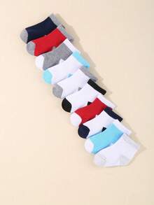 20/10/5 Pairs Soft Baby Boat Socks, Dinosaur & Animal Patterns, Toddler Boys' Athletic Socks, Striped Design, Comfortable Breathable Non-Slip, 0-36 Months, Suitable For Daily Wear All Seasons, Baby Socks, Toddler Socks, Boat Socks, Non-Slip Socks, Valentine's Day Gift, Back To School Gift, Newborn Essential, Random Style/Color