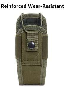 对讲机包、战术对讲机套、便携式腰包、对讲机腰包，配有可调节肩带、按扣和MOLLE附件系统，适用于户外活动、徒步旅行、露营、安保等，也是复活节、独立日、感恩节和圣诞节的理想礼物。 - 彩色 - 查看 15