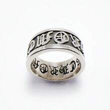 1pc US Size Fashionable Stainless Steel Cross Flower Ring, Suitable Gift For Friends, Colleagues, Parents, Boyfriend/Girlfriend, Couples - steel color - View 4