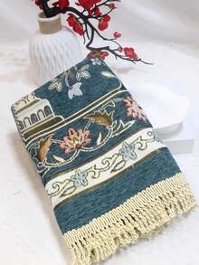 Praying Carpet Fabric Prayer Padded Soft Portable Prayer Hall - 藍色 - 查看 7