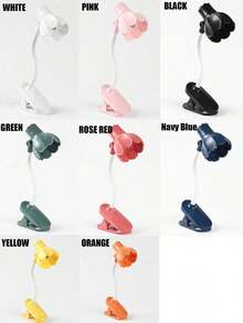 1PC Mini Angle Adjustable Bellflower Shaped LED Book Light With Clip, Ideal For Desk Decoration And Night Reading. Compact And Portable, Battery Powered With Eye Protection Soft Light, Perfect For Reading In Bed, Study, Or Office Desk. Adjustable Angle Design Provides Optimal Lighting For Various Reading Needs. Includes Batteries, Easy To Clip On Books, Desks Or Bedside. A Practical Mini Book Lamp And Reading Light, Suitable As Christmas, Birthday Or Holiday Gift. Combines Functionality And Decoration For Comfortable Nighttime Reading. - Vàng 2 - Xem 11