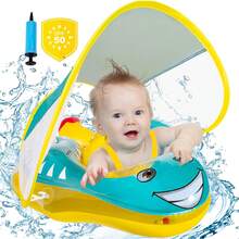 Flotador De Piscina Para NiñO Con Toldo, ProteccióN UPF50+, Parte Inferior De Apoyo De , Inflable - 1 - Ver 7