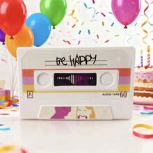 Tarjeta de Voz para Fiestas, Tarjeta de Felicitación con Grabación de Voz de 300 Segundos para Navidad, Cumpleaños y Ocasiones Especiales - Perfecta para Bendiciones Familiares y Notas de Amor, Ideal para Navidad, Ideal para Declaraciones (Incluye batería). - Blanco - Ver 3