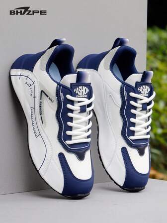 BHZPE Lightweight Breathable Mesh Running Shoes For Men, Shock-Absorbing & Durable Walking Sneakers, Casual Jogging Sports Shoes For Men, Suitable For Outdoor Leisure Activities