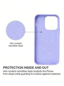 2.0mm Thick Silicone Phone Compatible With 16/15/14/13/12/11 Pro And S24U/S23/S22/S25 Series, Full Body Cover Waterproof Shockproof Anti-Fall Scratch Resistant - 淡紫色 - 查看 6