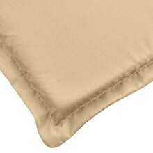 vidaXL Gartenbank-Auflagen 2 Stück Melange Beige 180x50x7 Cm Stoff - Beige - View 8