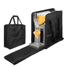 Large Capacity Portable Travel Bag For Frozen Drink Maker, Beverage Hanging Bag, Smoothie Travel Storage Bag - Black - View 5