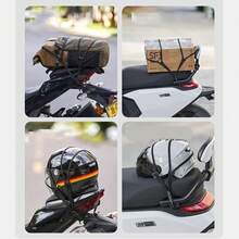 摩托车捆绑带、头盔固定带、用于固定电动汽车行李/货物的弹性橡皮筋