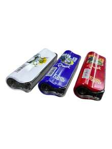 Automatic Torch Lighter With Windscreen, Unique Pattern, Luxury, Rechargeable, Gift For Men, Model 2025 - Multicolor - View 5