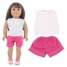 MSYO 1 Set Of 18-Inch Doll Clothes, Fashionable Doll Outfits, 10 Styles To Choose From, Versatile Designs, Suitable As Birthday Gifts Or Holiday Presents For Little Girls - Multicolor - View 21