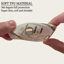 For BMW Soft TPU Remote Car Key Cover With Keychain Lanyard, 4 Buttons Car Remote Fob Protector With Keychain Accessories, Compatible With X1 X2 X3 X5 X6 Models, Premium Car Key Fob Replacement For BMW 2/3/5/6/7 Series For BMW Enthusiasts