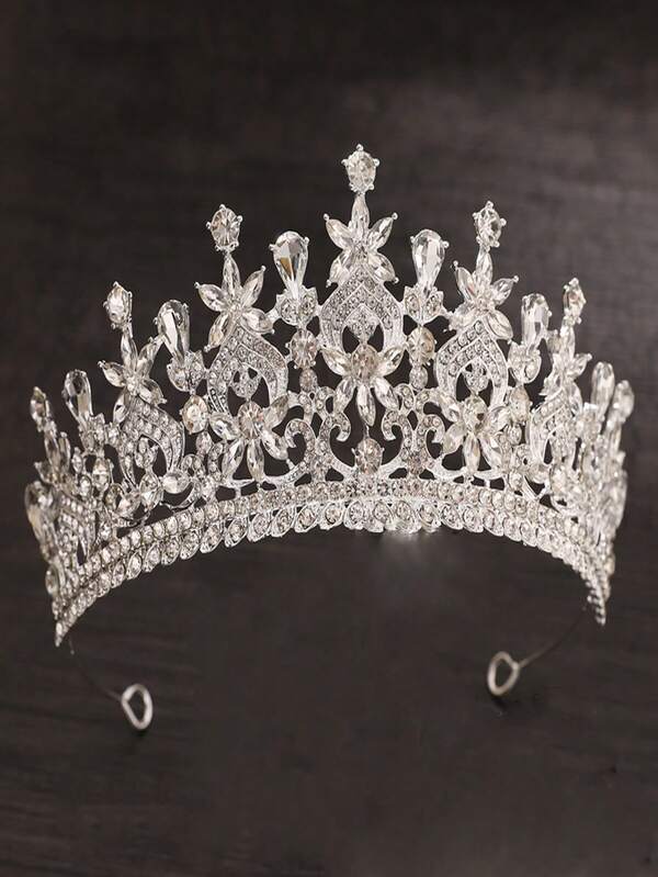 تاج معدني أنيق وأنيق للشعر مناسب للنساء في حفلات الزفاف