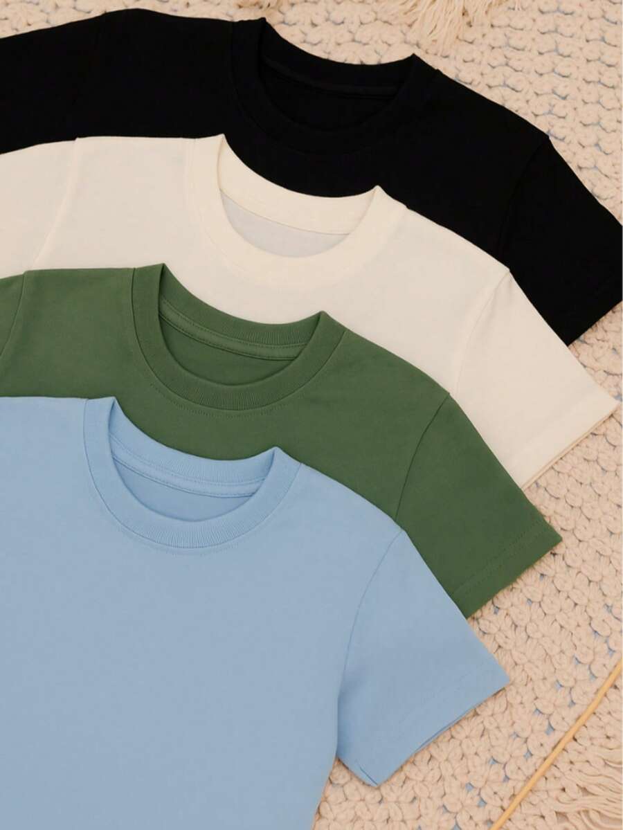 Young Boys T-Shirts - White - View 1