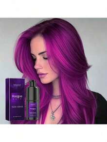 Hair Care Shampoo, Gentle And Non-Irritating, Won't Damage Your Scalp. Red, Purple, Brown, Black - DIY Long-Lasting, Easy-To-Apply Hair Color Shampoo - Halloween Party Special Hair Dye Treatment - Unisex Halloween Gift. - Multicolor - View 5
