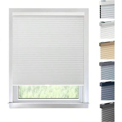 CHICOLOGY Cellular Shades Window Blinds Cordless Blinds For Windows Window Shades For Home Window Coverings Cellular Blinds Door Blinds Evening Mist 30" W X 48" H