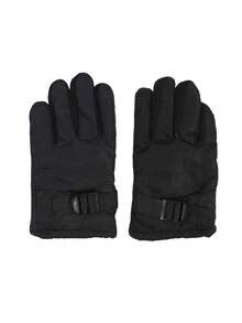 1Pair Warm Thermal Kids' Thermal Lined Thickened Full Finger Ski Gloves | Five-Finger Winter Gloves, Outdoor Sports Leisure Gear Gloves With Adjustable Wrist Straps & Thickened Lining, Multicolor Options, For Skiing, Mountaineering, Hiking, Cycling, Ice Skating, Snowboarding & Outdoor Activities, Suitable For Children Aged 3-13 Years Old