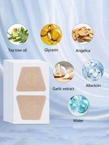 100片/套 指甲矫正贴纸，嵌甲矫正贴纸，恢复矫正工具，足部护理工具 - 彩色 - 查看 4