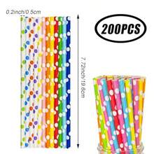 200 piezas Conos de algodón de azúcar de 7.7 pulgadas, soporte de palitos de algodón de azúcar de colores aleatorios para fiestas, eventos y elaboración de dulces en múltiples colores - Multicolor - Ver 3