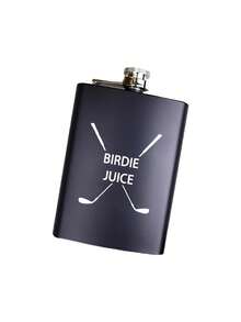 1pc 8oz Stainless Steel Flask,Matte Golf Birdie Juice Flask Stainless Steel WineJug,Portable Outdoor Pocket Whiskey Bottle, Ideal Gift For Men, Boyfriend, Son, Husband, Dad, Or Uncle, Fun Birthday Or Holiday Present, Camping Accessory - Multicolor - View 7