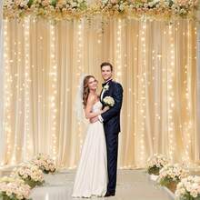 2pcs Champagne Color Party Backdrop Tulle - 118*59 Inch Soft Polyester Mesh Tulle - Suitable For Theme Parties, Graduation Ceremonies, Bridal Showers, Engagements, Weddings, Arches, Stage Decor, Banquet Backdrops, Valentine's Day Gifts, Bridal Shower, Indoor And Outdoor Use - Champagne - View 5