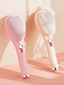 1pc Expandable Magic Hair Brush, Scalp Cleaning Without Hair Damage, Portable Hair Massage Brush, Anti-Static Home Hair Brush, Expandable Brush, Magic Massage Brush, Detangling Hair Cleaning Brush, Massage Brush, Anti-Static, Non-Damaging, Curly Hair, Suitable For Portable Home Use - Multicolor - View 1