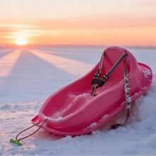 Winter Outdoor Sled 70*49cm - Random Color Sent. Skiing, Snow Safety Gliding Tool. - Multicolor - View 3
