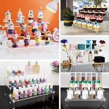 Acrylic Display Stand Clear Perspex Retail Shop Tier Nail Varnish Riser - Transparent - View 7