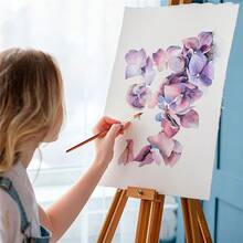 Set de 12 pinceles de pintura profesionales con punta redonda y puntiaguda, cerdas de nailon para pintura acrílica, acuarela y óleo (Negro y Marrón)