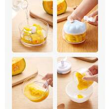 Household Garlic Grinder, Garlic Chopper, Manual Garlic Grinder, Kitchen Garlic Pounder, Mini Baby Food Processor, Garlic Grinder, Vegetable Grinder