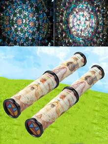 2 件旋转万花筒，可拉伸经典万花筒玩具，与家人和朋友一起探索万花筒中的图案世界，送给朋友和家人的玩具礼物玩具、烦躁玩具、感官玩具、彩虹朋友玩具、成人烦躁玩具、Asmr 玩具、感官玩具、玩具、烦躁玩具、乳头吸盘、焦虑玩具、成人玩具 - 彩色 - 查看 16