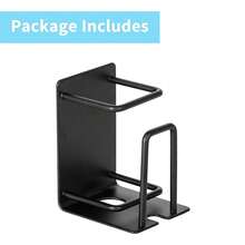 Soporte para cepillo de dientes montado en la pared de acero inoxidable, organizador 3 en 1 para cepillo de dientes, pasta de dientes y vaso (Negro (1 paquete)) - Negro (1 paquete) - Ver 7