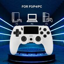 GAMINJA P47 Wireless Controller, Compatible With P4/P4 Slim/P4 Pro/PC, Dual Vibration, Speaker, 6-Axis Gyroscope, Headphone Jack, Touchpad - Multicolor - View 4