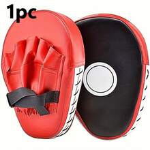 符合人体工学的拳击手靶 - 轻便EVA训练垫，适用于拳击、散打和跆拳道 - 红黑配色，经久耐用，便于携带，训练器材|符合人体工学设计|轻便垫子