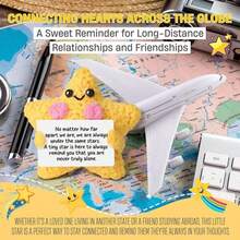 1pc Yellow Stars Woven Plush Doll Ornaments, With Encouraging Words, Can Be Used As Small Gifts For Friends And Family. Lovely Plush Doll Gift Design And Encouraging Words Are Very Warm And Sweet! These Lovely Dolls Will Always Be Your Friends, And They Will Make You Feel Relaxed And Happy!