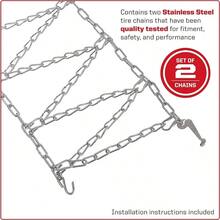 Tire ChainsArnold 490-241-0028 16 x 4.8-Inch Snow Thrower Tire ChainsTire Chains - como en la foto - Ver 2