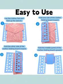 Shirt Folding Board, Clothing Folding Board, Plastic Laundry Folding Rack, Household Storage Tool, T-Shirt Folding Board, T-Shirt Folding Device, Clothing Folding Board, Plastic Laundry Folding Rack, Adjustable Plastic Clothing Folding Board, Easy And Quick Clothing Organizer, Multiple Holes For Convenient Home Storage, Suitable For Adults And Children