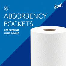 ® Kitchen Paper Towels (41482), With Fast-Drying Absorbency Pockets™, White, Perforated Standard Paper Towel Rolls, (20 Rolls/, 128 Sheets/Roll, 2,560 Sheets/)SpecialForCanada - 1 - 查看 6