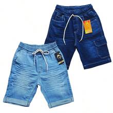 Young Boys Denim Tops - 深色水洗藍 - 查看 1