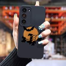 Funda de Teléfono Halloween Bat 1 Adecuada para Samsung Galaxy S25 Ultra/S24 PLUS/S23+/S22/S21 Series, Resistente a Impactos y Antideslizante, Ligera, Nuevo Diseño de Moda, Funda Protectora de TPU de Alta Calidad, Adecuada para Regalar, Funda de Teléfono de Halloween - Colores mixtos - Ver 6