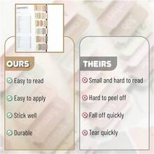 LHENGTT 75 Boho Theme Laminated Tabs For Women And Men, Study Bible Index, Book Labels - Multicolor - View 5