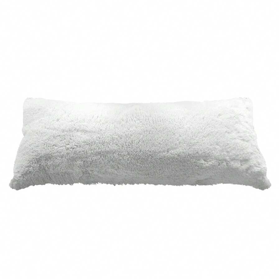 Almohada Larga Rellena Abrazable 100cm | Peluche Extra Suave - Blanco - Ver 1