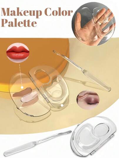 صندوق تخزين أساس المكياج/المكياج الشفاف المحمول، صينية فنان المكياج متعددة الوظائف، صينية فنان المكياج المحمولة، هدية تجميل، اكسسوارات مكياج