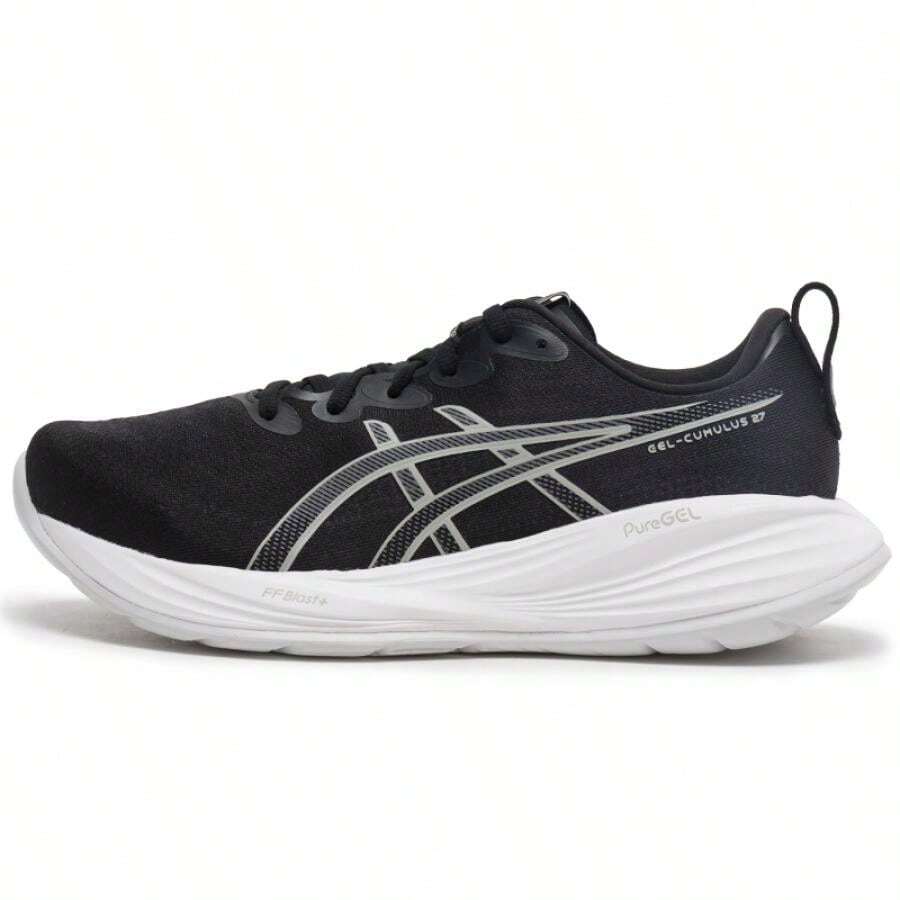 Asics Herren Laufschuhe GEL-CUMULUS™ 27, minimalistischer, gepolsterter, modischer Sportschuh, strapazierfähiger, weicher, leichter, atmungsaktiver Pendlerschuh 1011B960-002