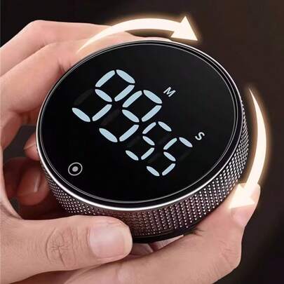  1 pièce Minuteur électronique rotatif à 3 niveaux d'alarme de haute qualité, minuteur de laboratoire, de la marque SUTAN