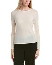 Bruno Magli Classic Crewneck Wool & Cashmere-Blend Sweater - 白色 - 查看 1