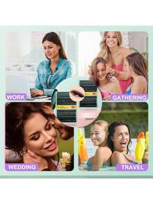 Ciglia finte in visone misto da 10-18 mm, grappoli segmentati 80D+100D, spesse, morbide, naturali, ultra leggere, riutilizzabili per trucco quotidiano, appuntamenti, esibizioni