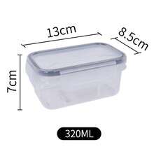 Transparent Refrigerator Airtight Storage Container Box With Lid, PP Plastic Preservation Box For Grains, Fruits And Vegetables - Multicolor - View 8