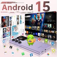 OUKITEL C62 安卓 15 智能手机，无合约 - 6.88 英寸高清+后置显示屏，16GB 运行内存 + 128GB 机身存储，5000mAh 电池，价格实惠，双卡双待，无锁/面部识别/GPS/OTG - 紫色 - 查看 8