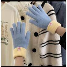 Guantes Calientes Mujer Guantes De Punto Para Mujer - Térmicos, Suaves, Lavables, Ideales Para Invierno Guantes Señora