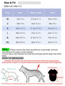 1pc Polyester Thermal Lined Hooded Sweatshirt, Warm & Washable, Suitable For Small To Medium Pets, Ideal For Autumn/Winter Indoor Or Outdoor Wear (Size Runs Small, Recommend Ordering 1-2 Sizes Up) - Multicolor - View 5